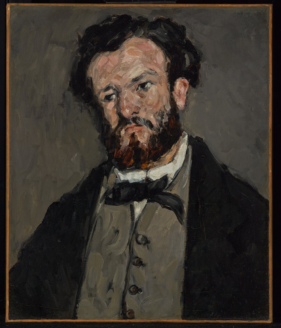 Porträtt av Anthony Valabrègue av Paul Cézanne