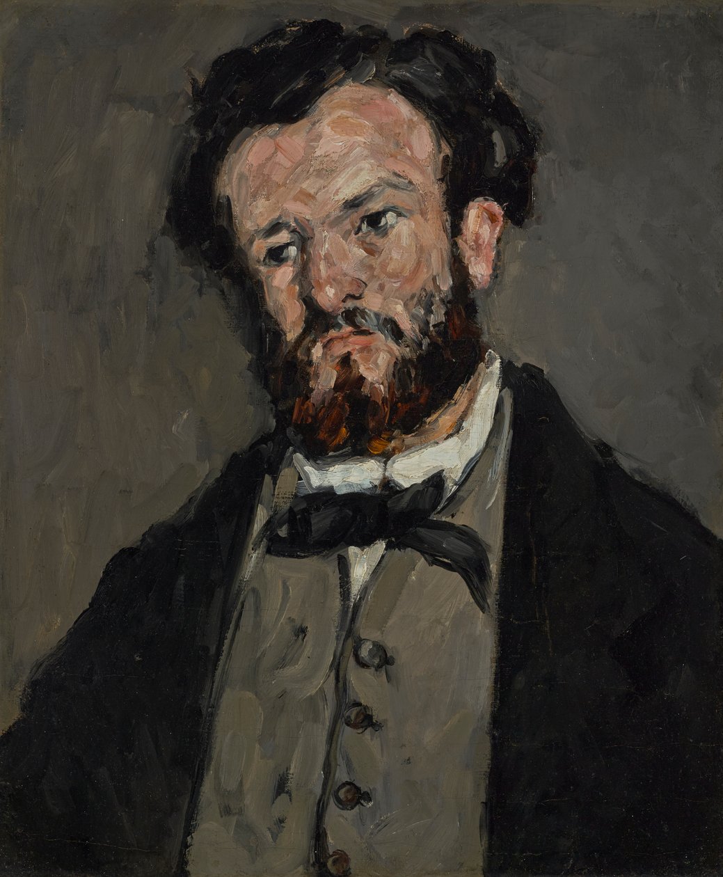 Porträtt av Anthony Valabrègue av Paul Cézanne