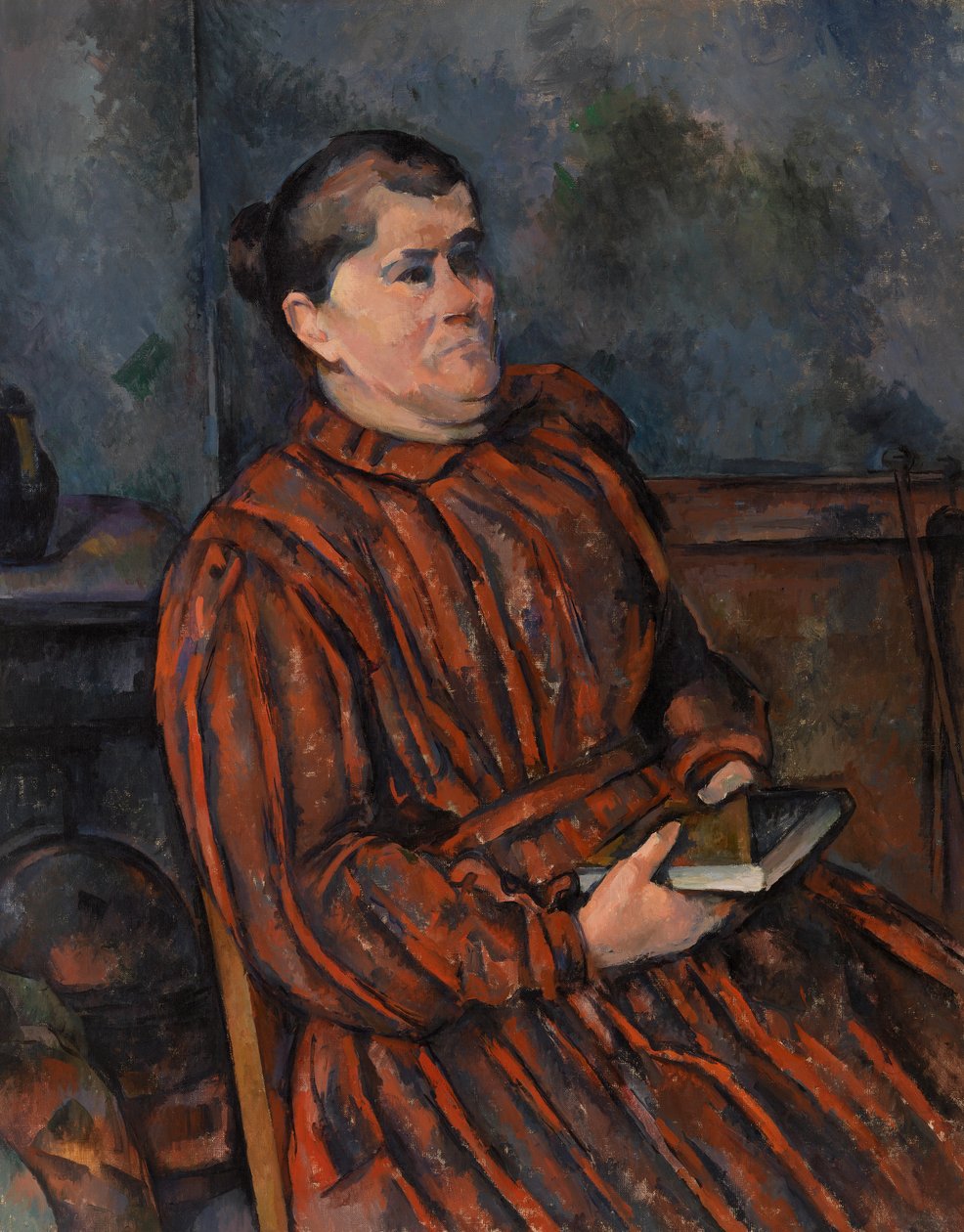 Porträtt av en kvinna av Paul Cézanne