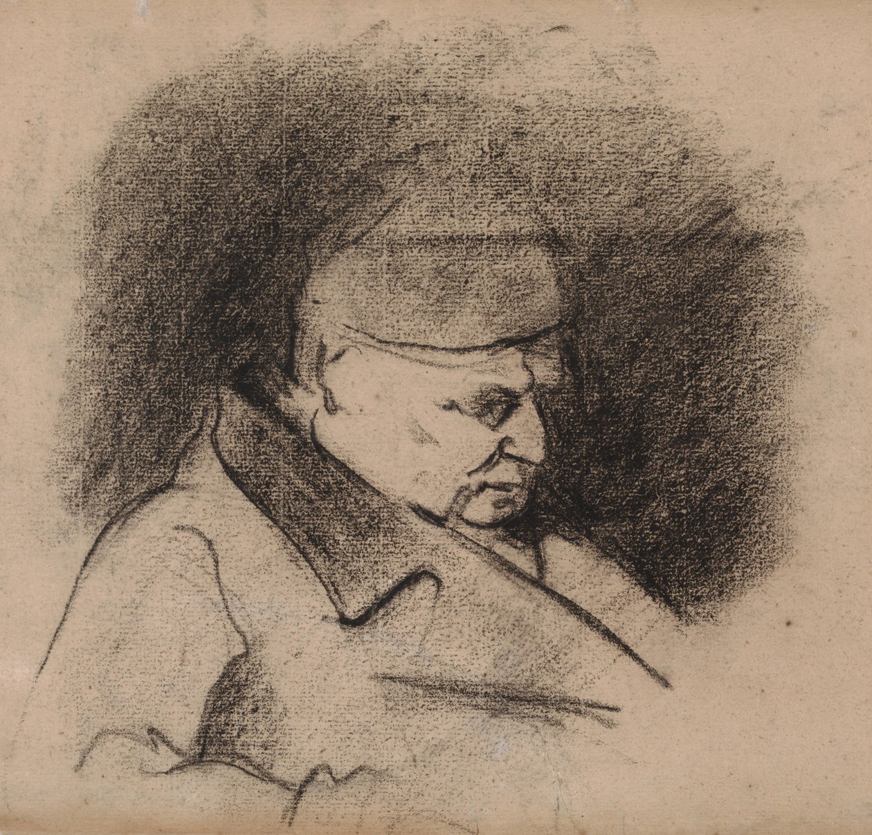 Porträtt av konstnärens far av Paul Cézanne