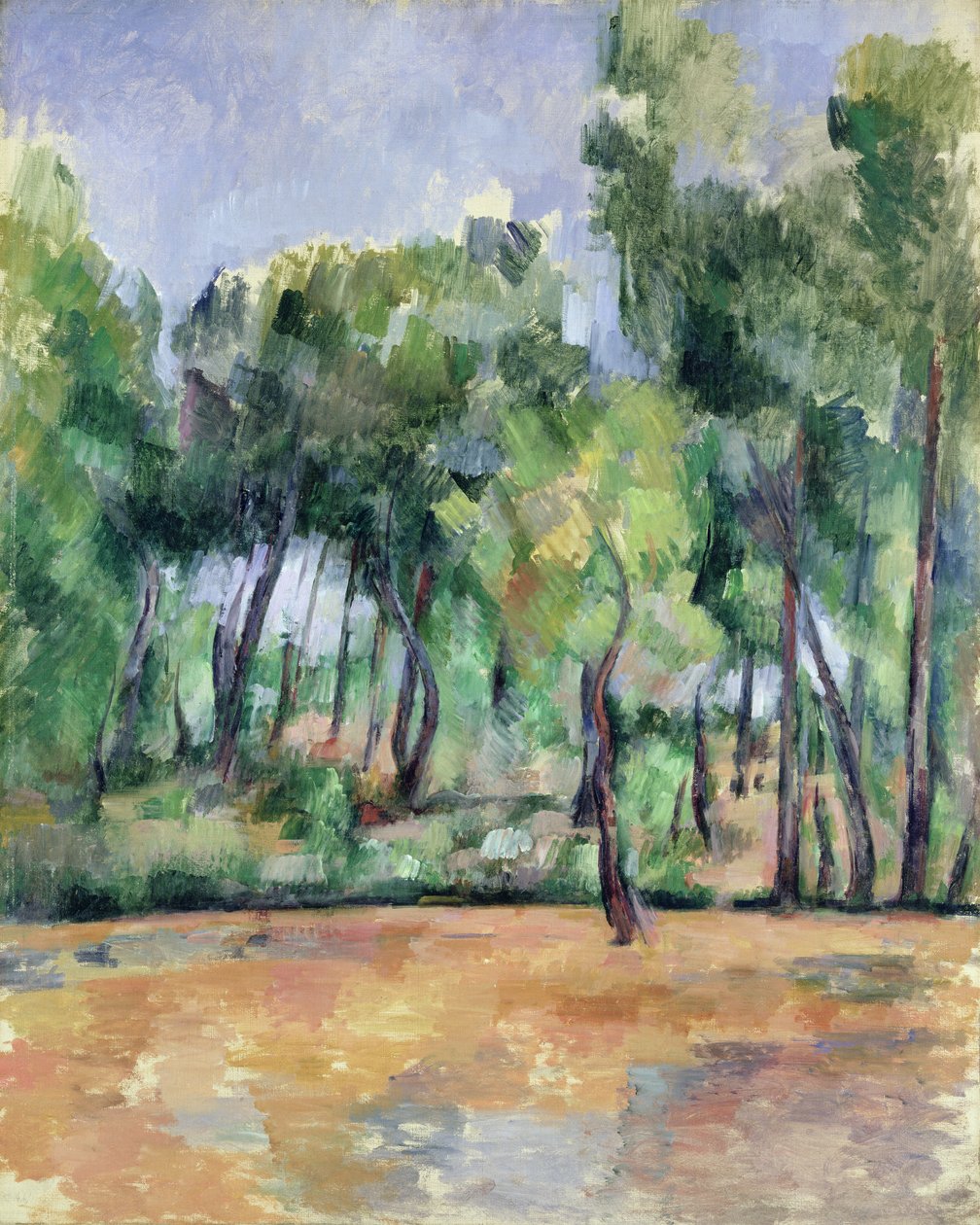 Provencalskt landskap (olja på duk) av Paul Cézanne