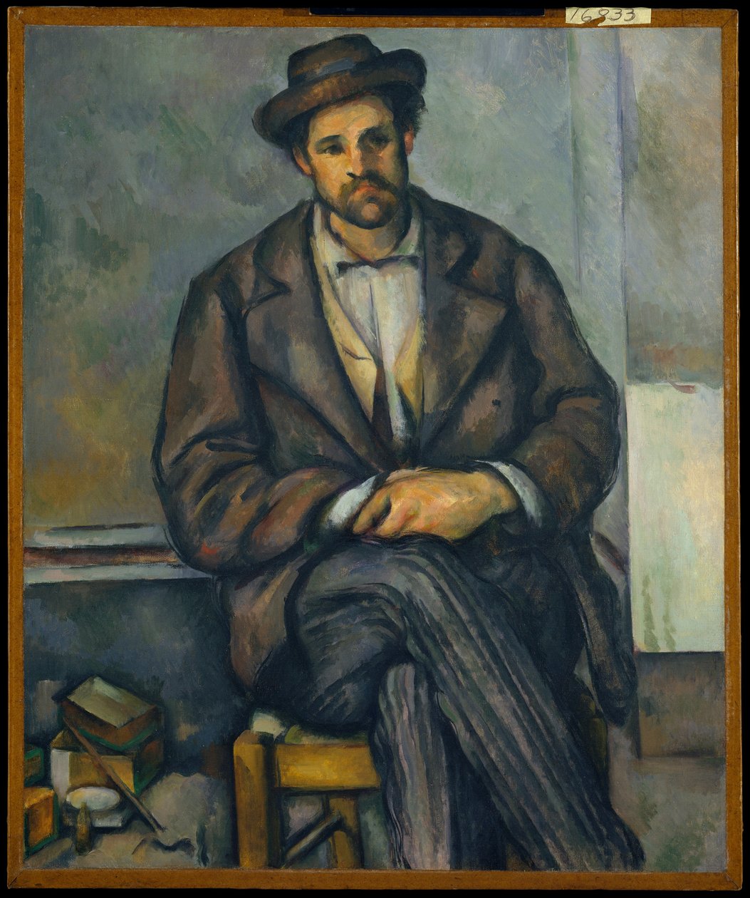 Sittande bonde av Paul Cézanne