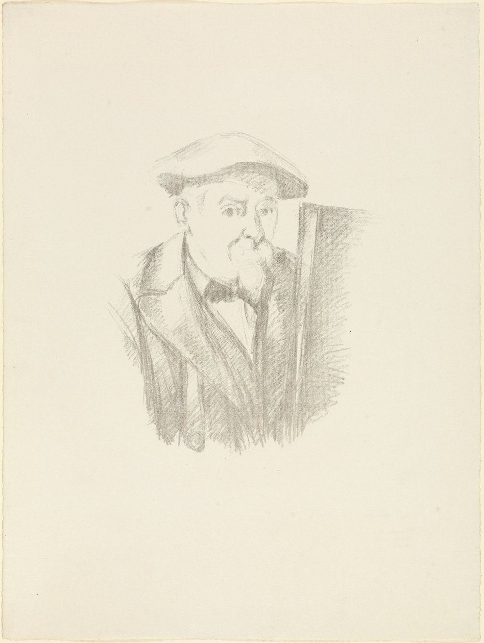 Självporträtt av Paul Cézanne