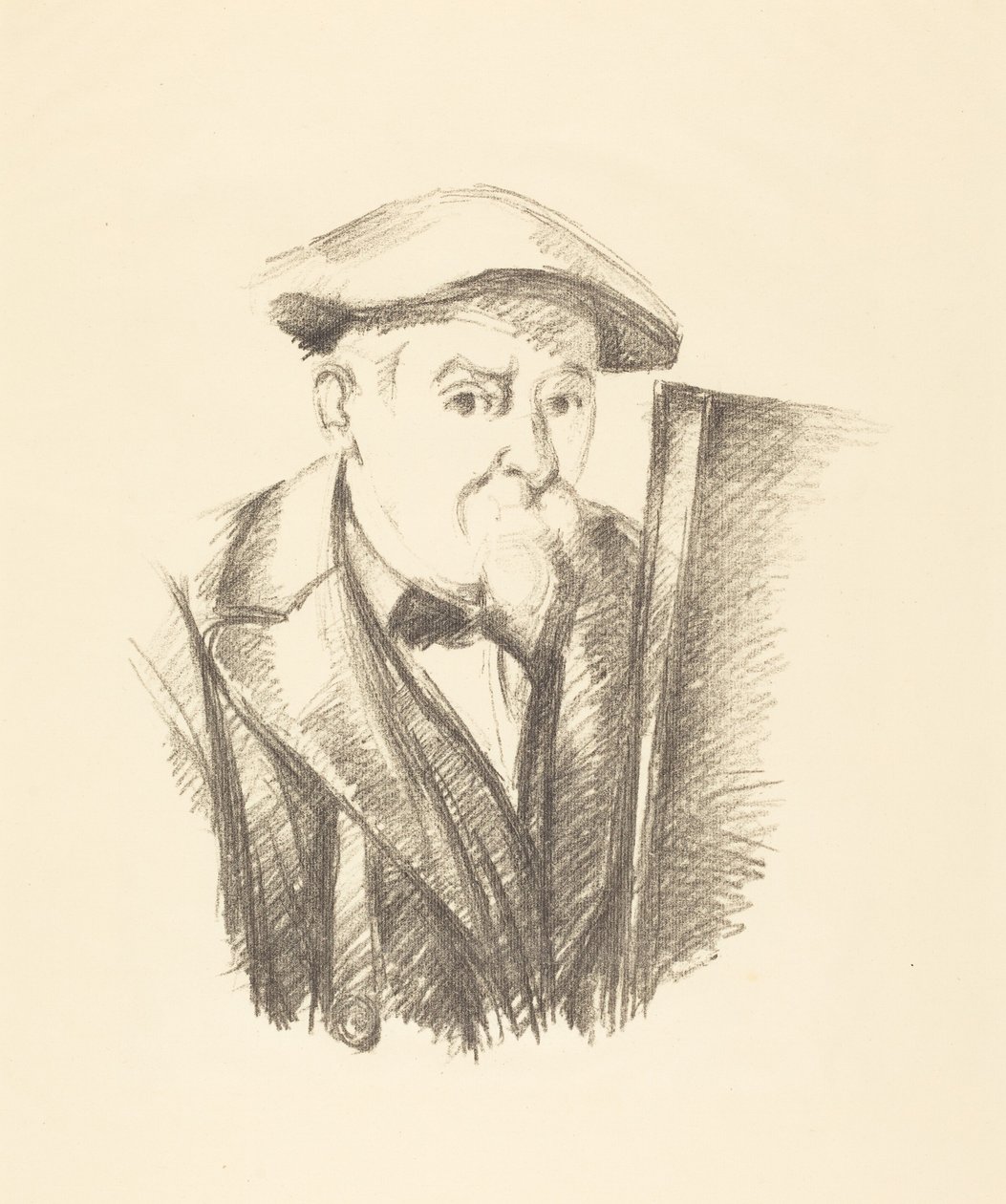 Självporträtt av Paul Cézanne