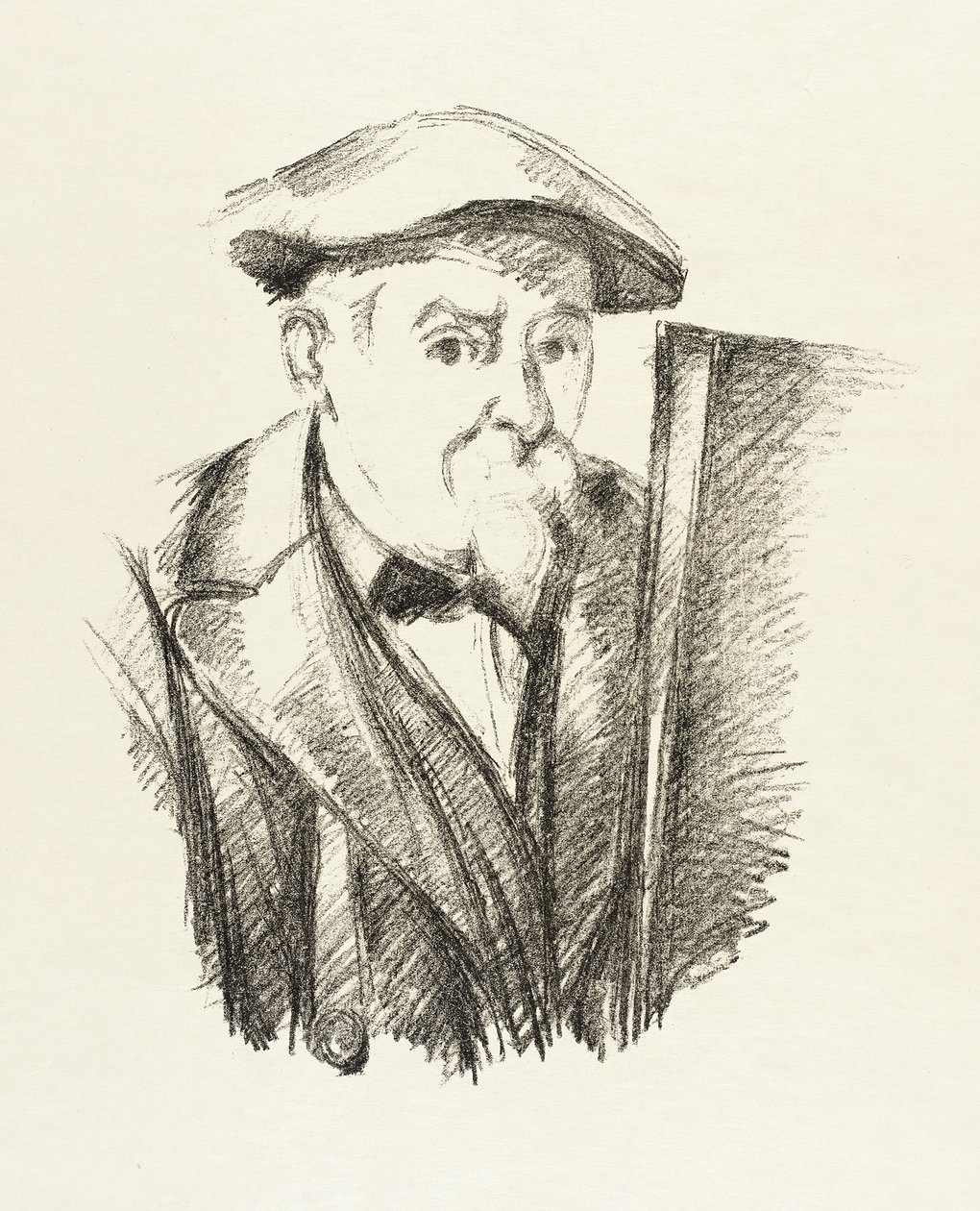 Självporträtt av Paul Cézanne