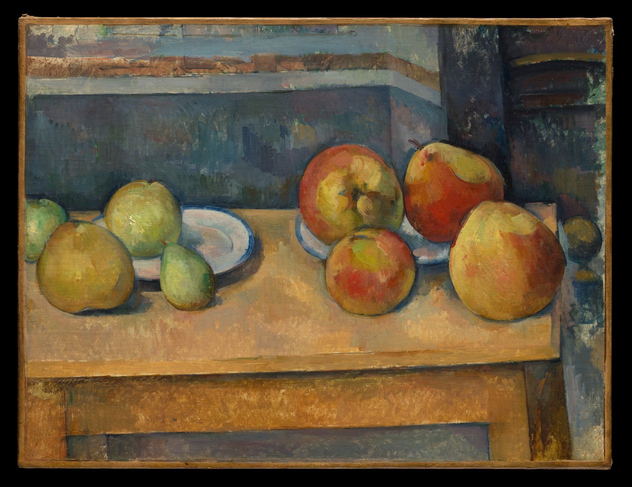 Stilleben med äpplen och päron av Paul Cézanne