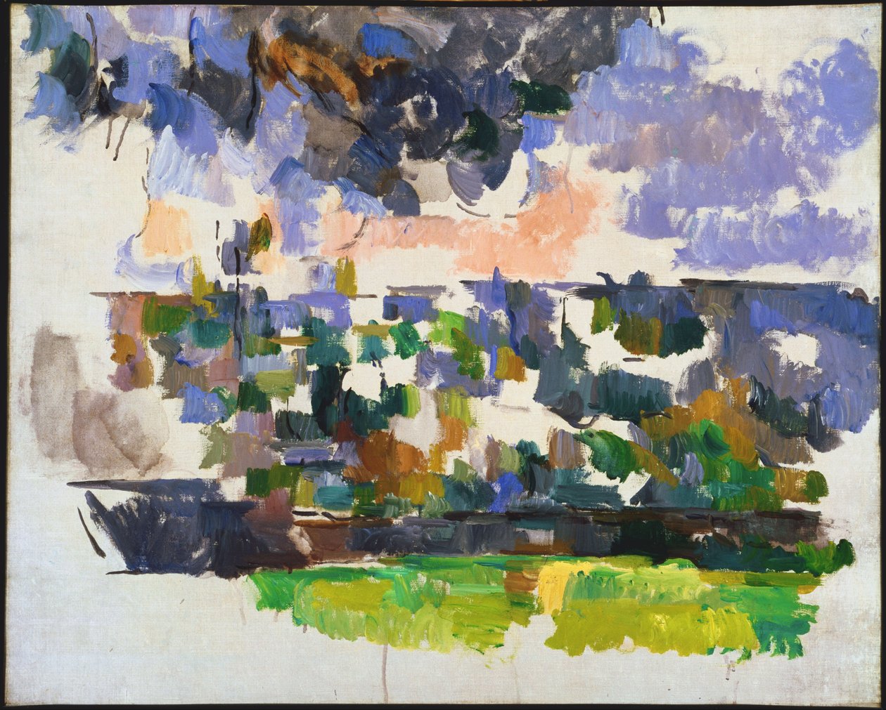 Trädgården vid Les Lauves (Le Jardin des Lauves) av Paul Cézanne