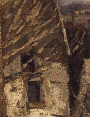 Den hängde mannens hus, Auvers-sur-Oise av Paul Cézanne