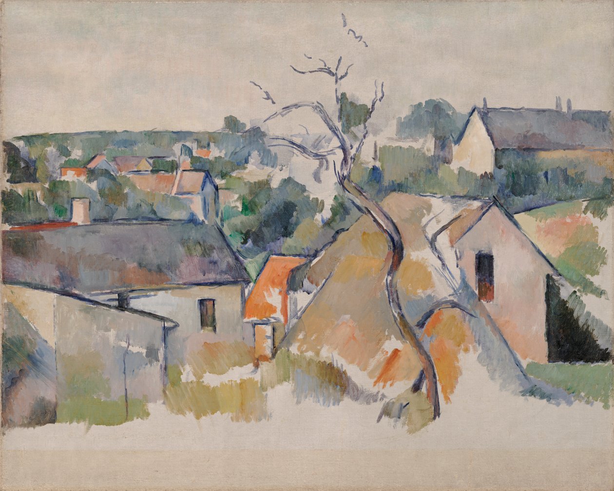 The Rooftops, ca 1898 (olja på duk) av Paul Cézanne