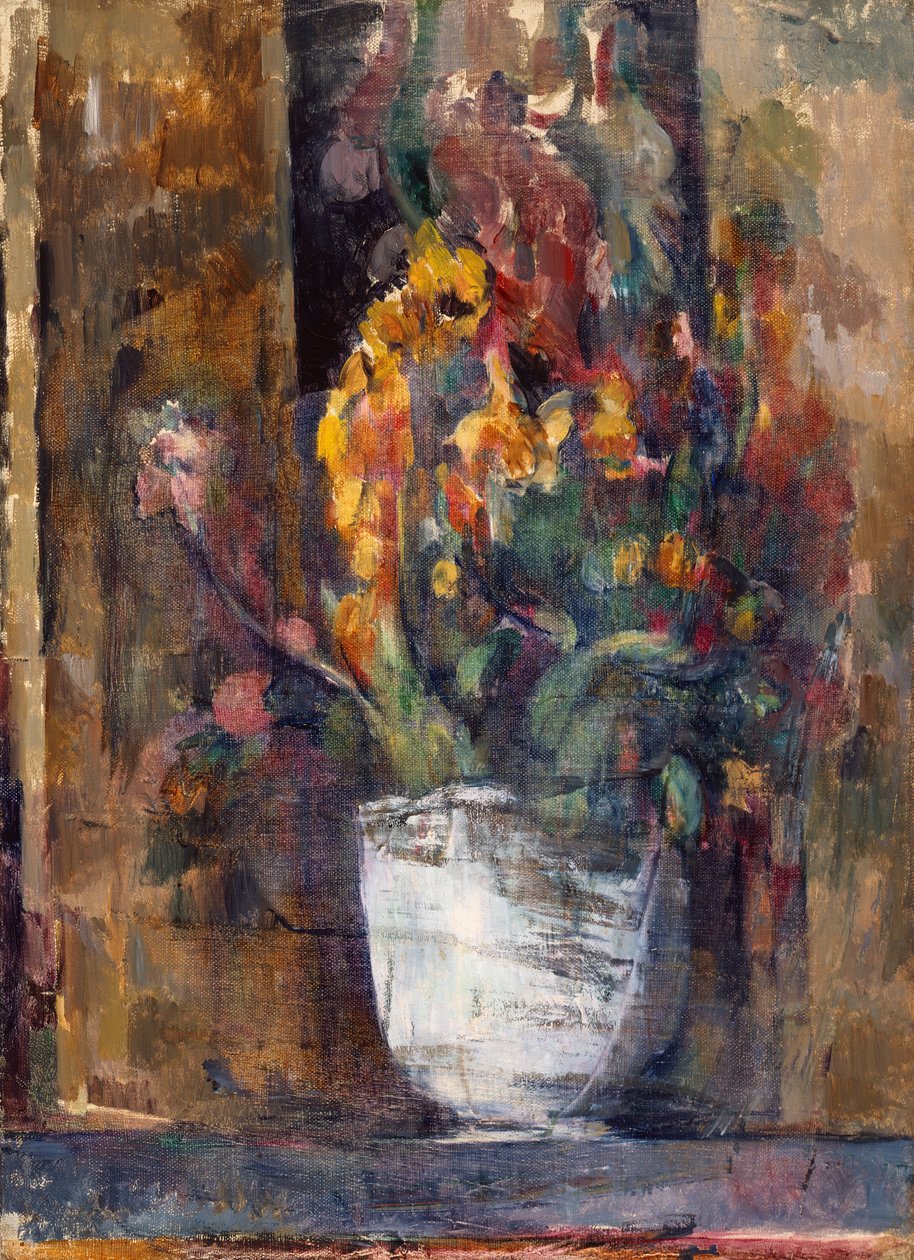 Vas med blommor, ca 1897-98 (olja på duk) av Paul Cézanne