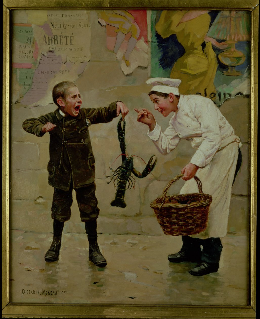 Le Petit Comis (d. 1902) av Paul Charles Chocarne Moreau