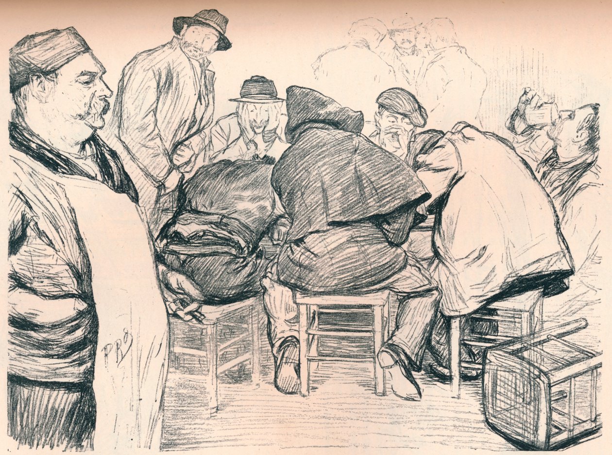 "En leverantör av flytande förfriskningar för anarkister", c1895 av Paul Charles Renouard