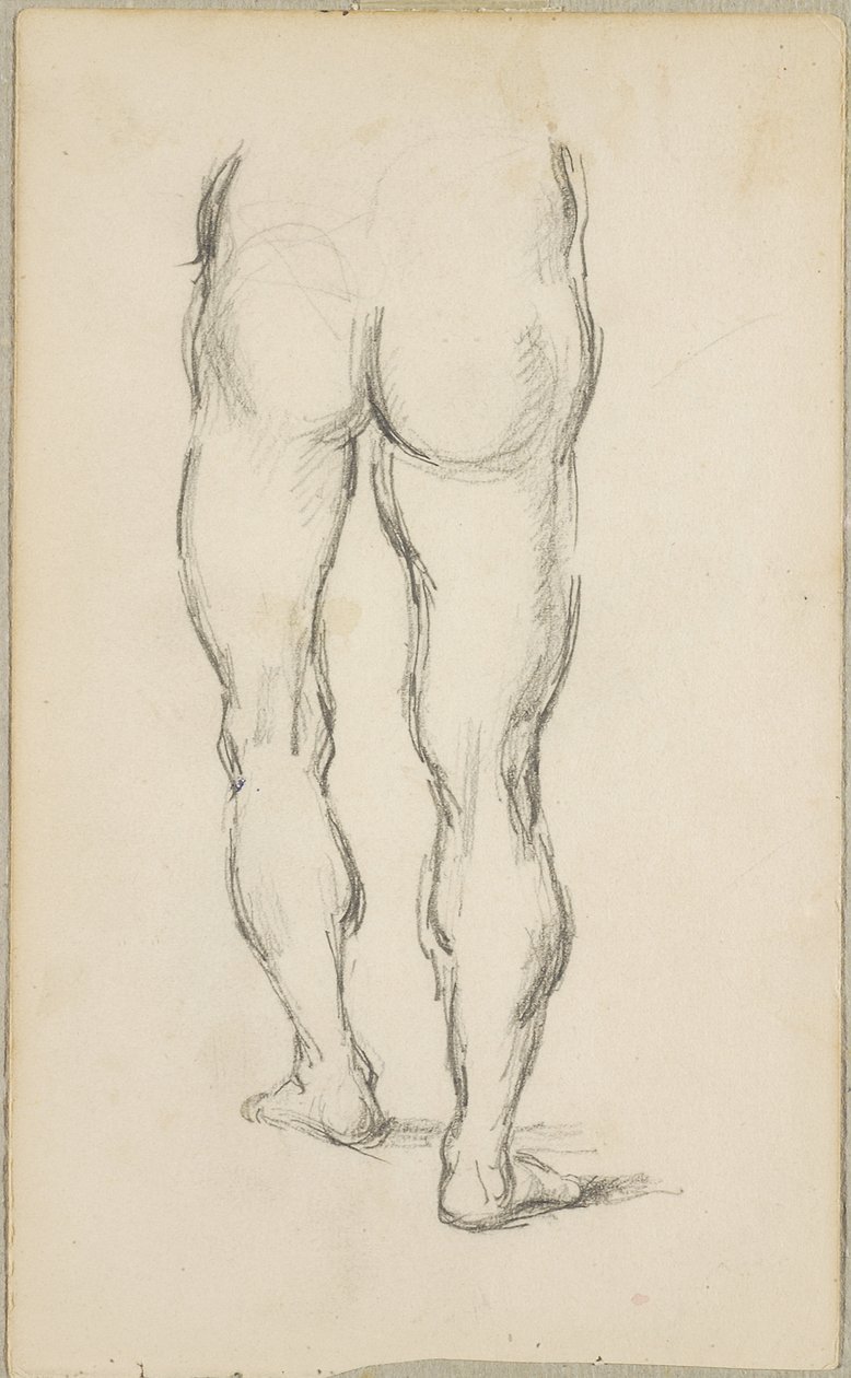Efter Luca Signorelli: studie av ben, c.1883-86 av Paul Cézanne