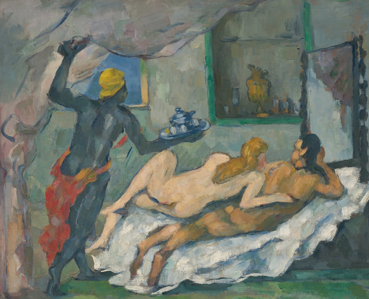 Eftermiddag i Neapel LApres-midi a Neapel, ca. 1875 av Paul Cézanne