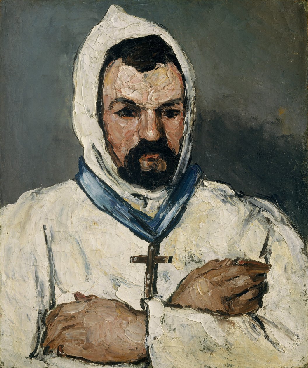Antoine Dominique Sauveur Aubert född 1817, konstnärens farbror, som munk, 1866. av Paul Cézanne