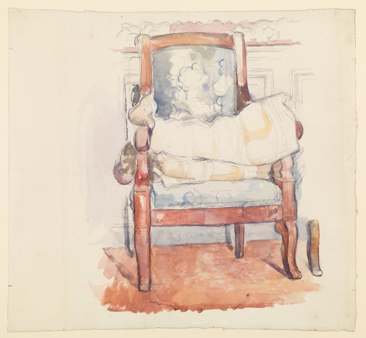 Fåtölj, ca 1885-90 ca av Paul Cézanne