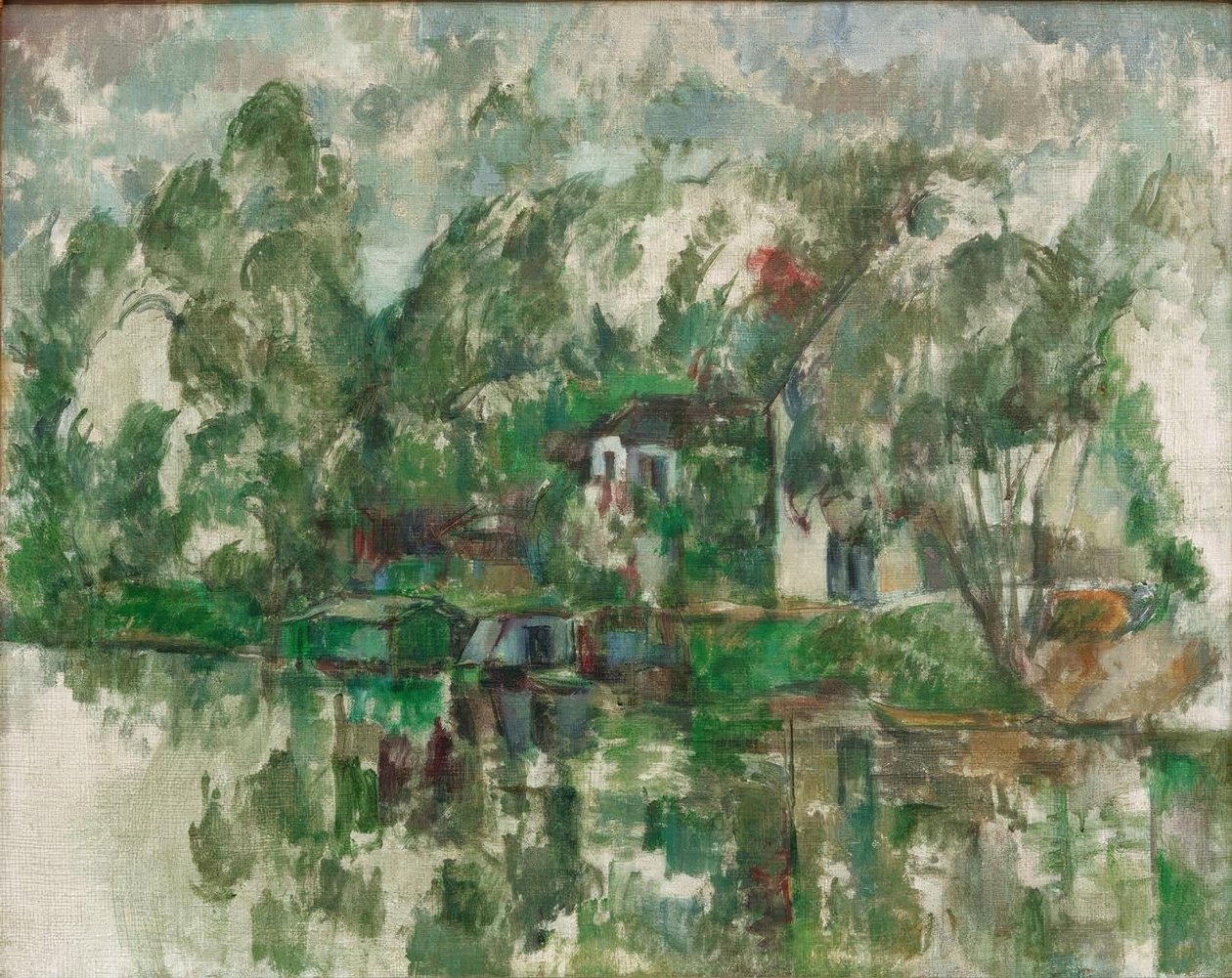 Vid vattenbrynet av Paul Cézanne