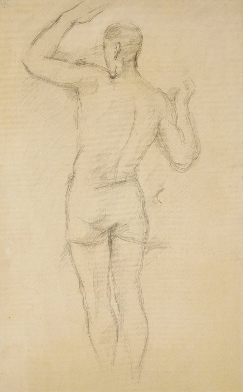Badare Stående; Stående badare, c. 1885-88 av Paul Cézanne