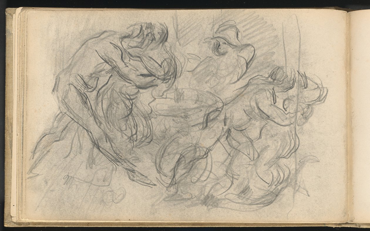 Karnevalsscen, 18851888. av Paul Cézanne