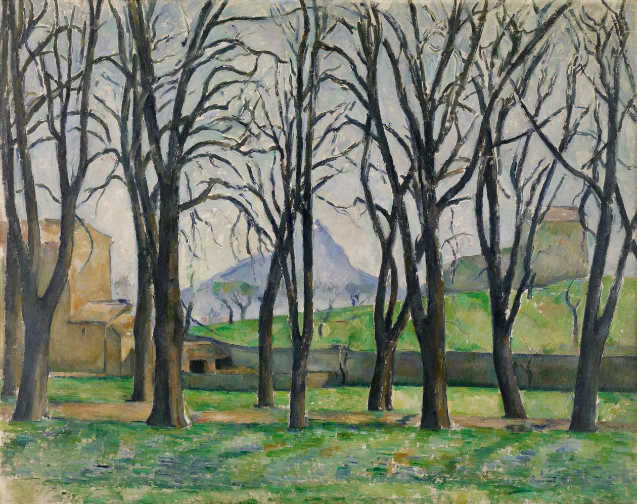 Kastanjer vid Jas de Bouffan av Paul Cézanne