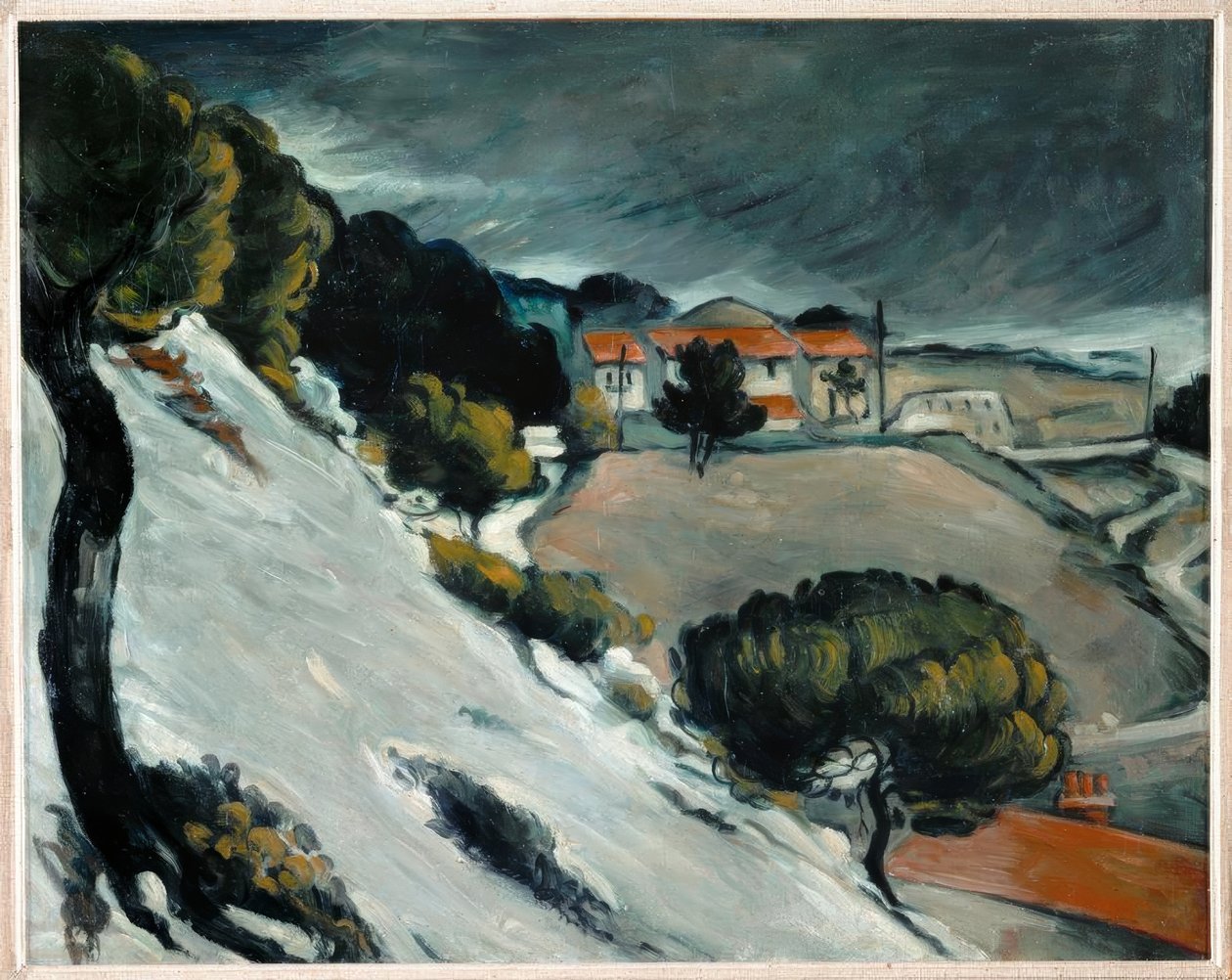 Cézanne, snösmältning i L
