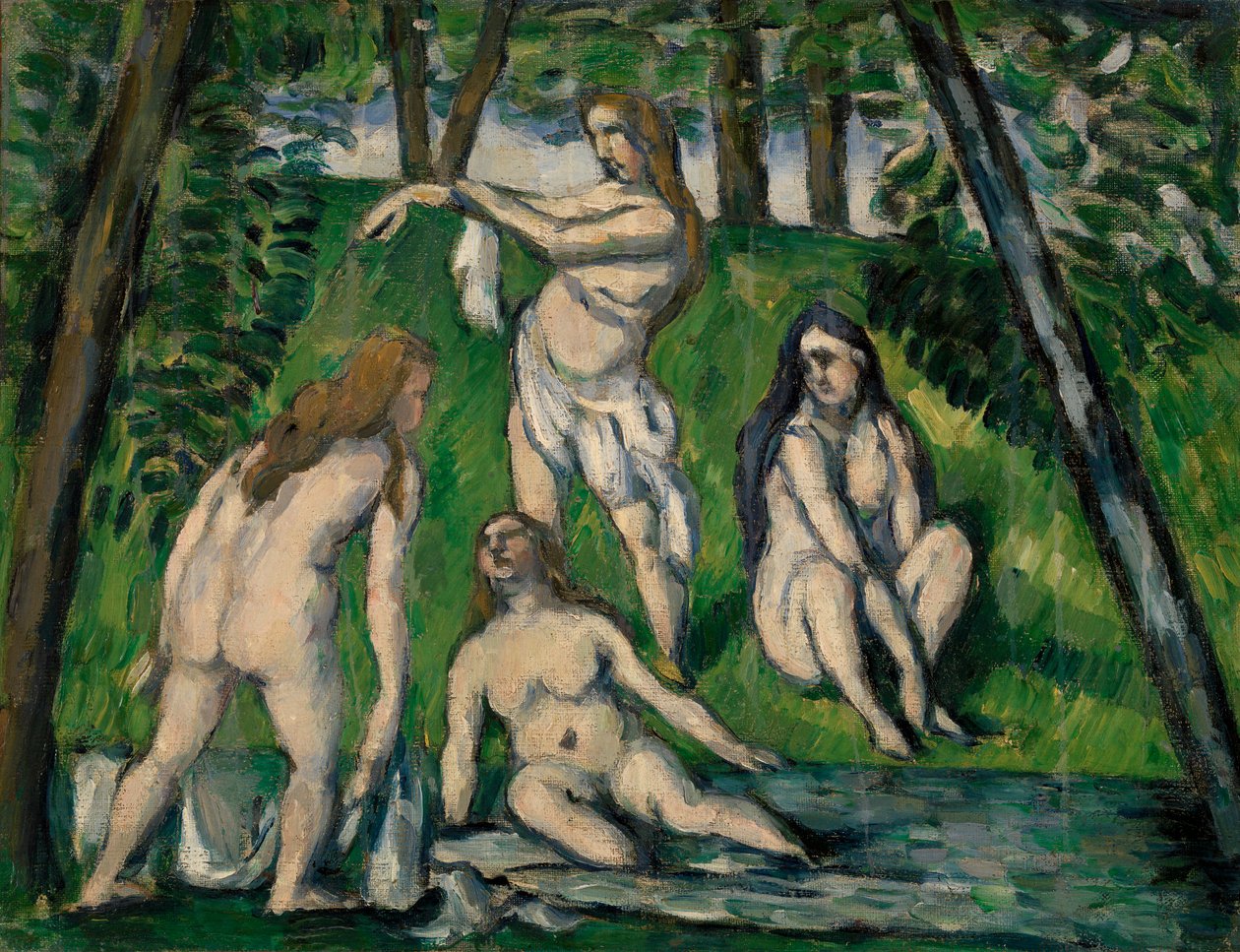 Fyra badare av Paul Cézanne