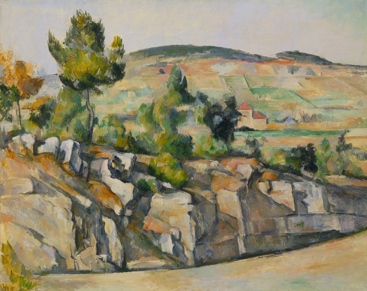 Franska: La Route en Provence La Route en Provence av Paul Cézanne
