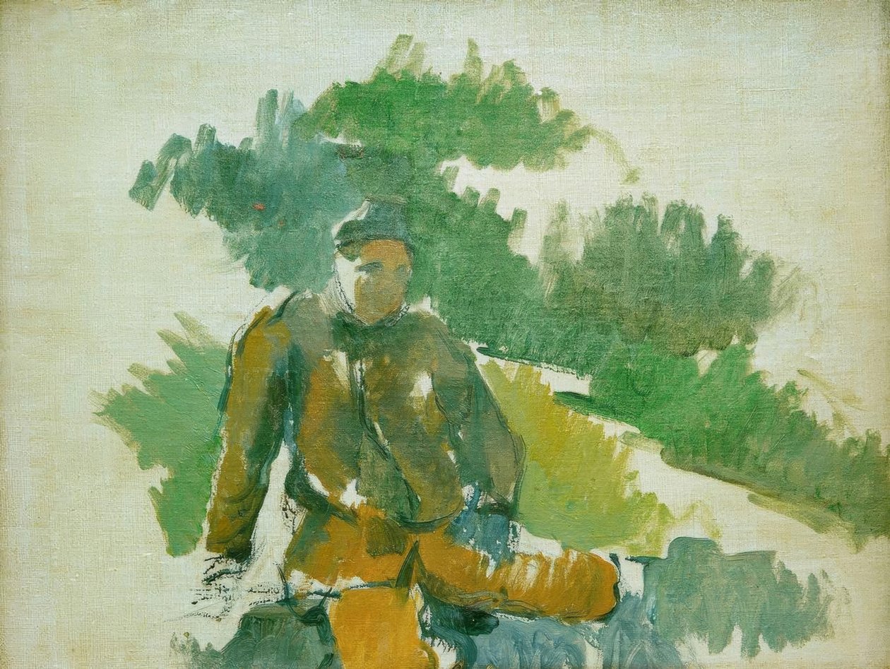 Sittande pojke (Paul Cézanne son?) av Paul Cézanne