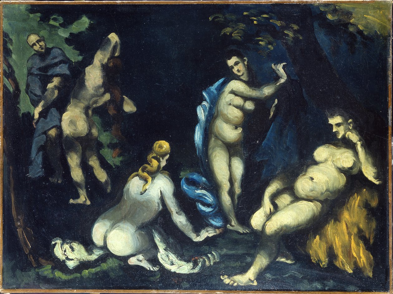 Tyska: La Tentation de Saint-Antoine La Tentation de saint Antoine (S:t Antonius frestelse) av Paul Cézanne