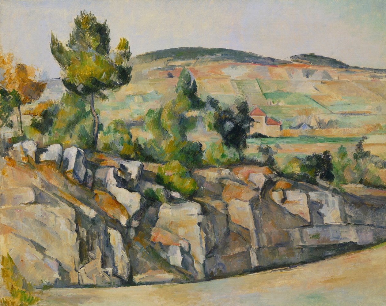 Hillside i Provence, ca 1886-90 av Paul Cézanne