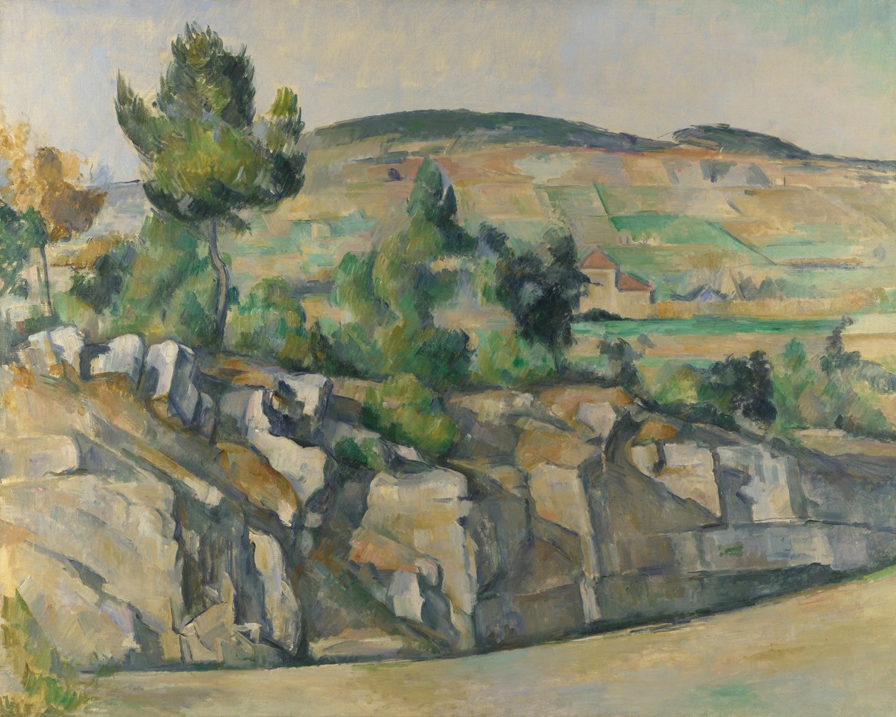 Hillside i Provence, ca. 1890 av Paul Cézanne
