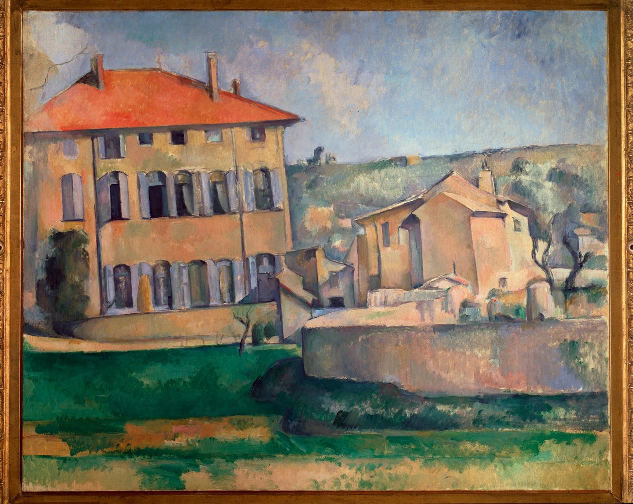 Jas de Bouffan (olja på duk) av Paul Cézanne