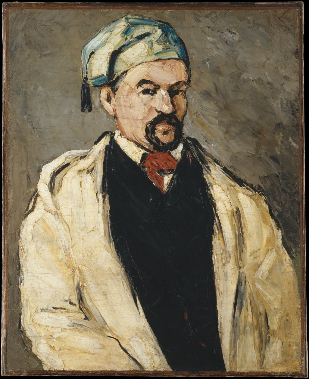 Mannen i bomullshatten av Paul Cézanne