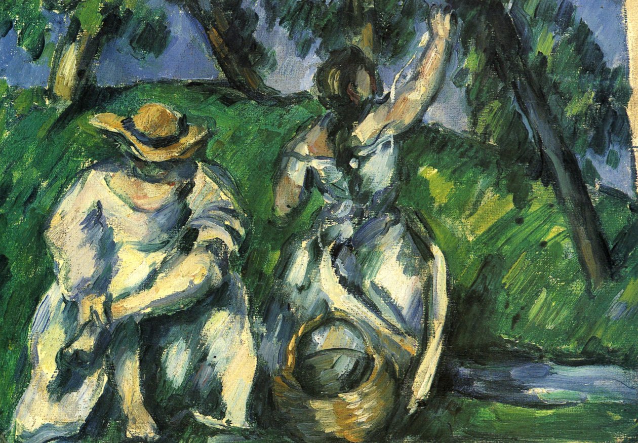 La Cueillette av Paul Cézanne