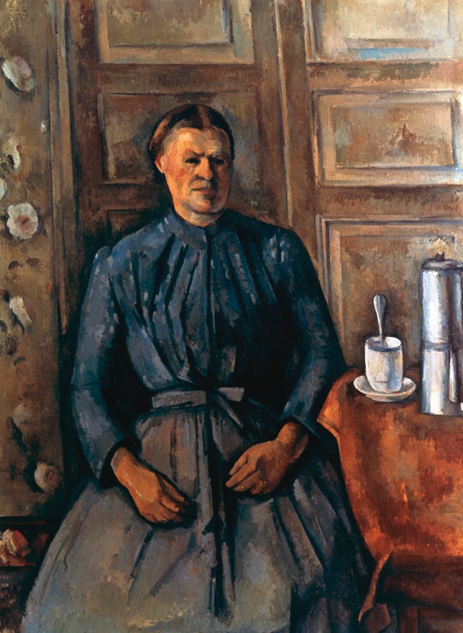 Kvinnan vid kaféet, c1890-1895 av Paul Cézanne