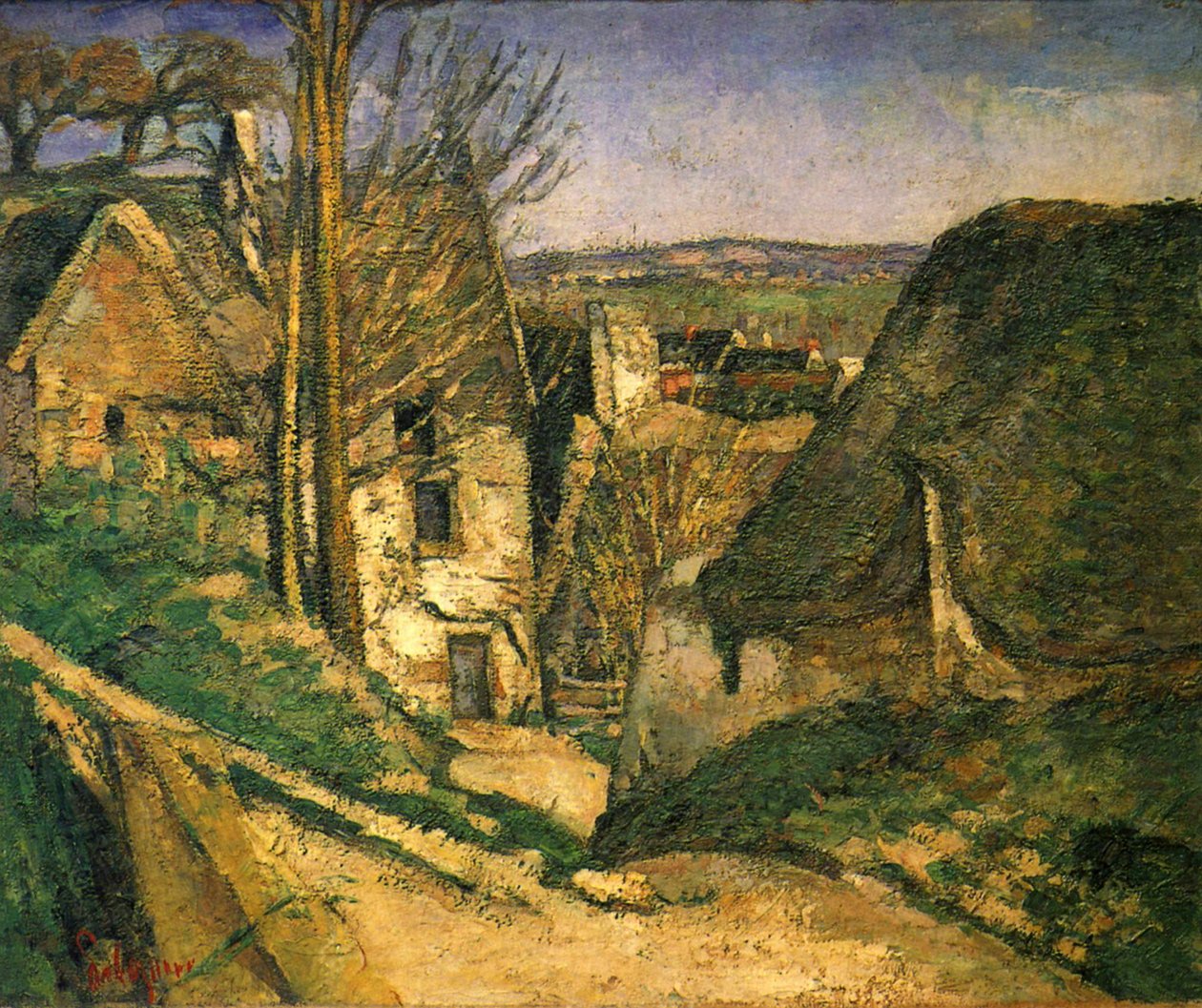Den hängde mannens hus, Auvers-sur-Oise av Paul Cézanne