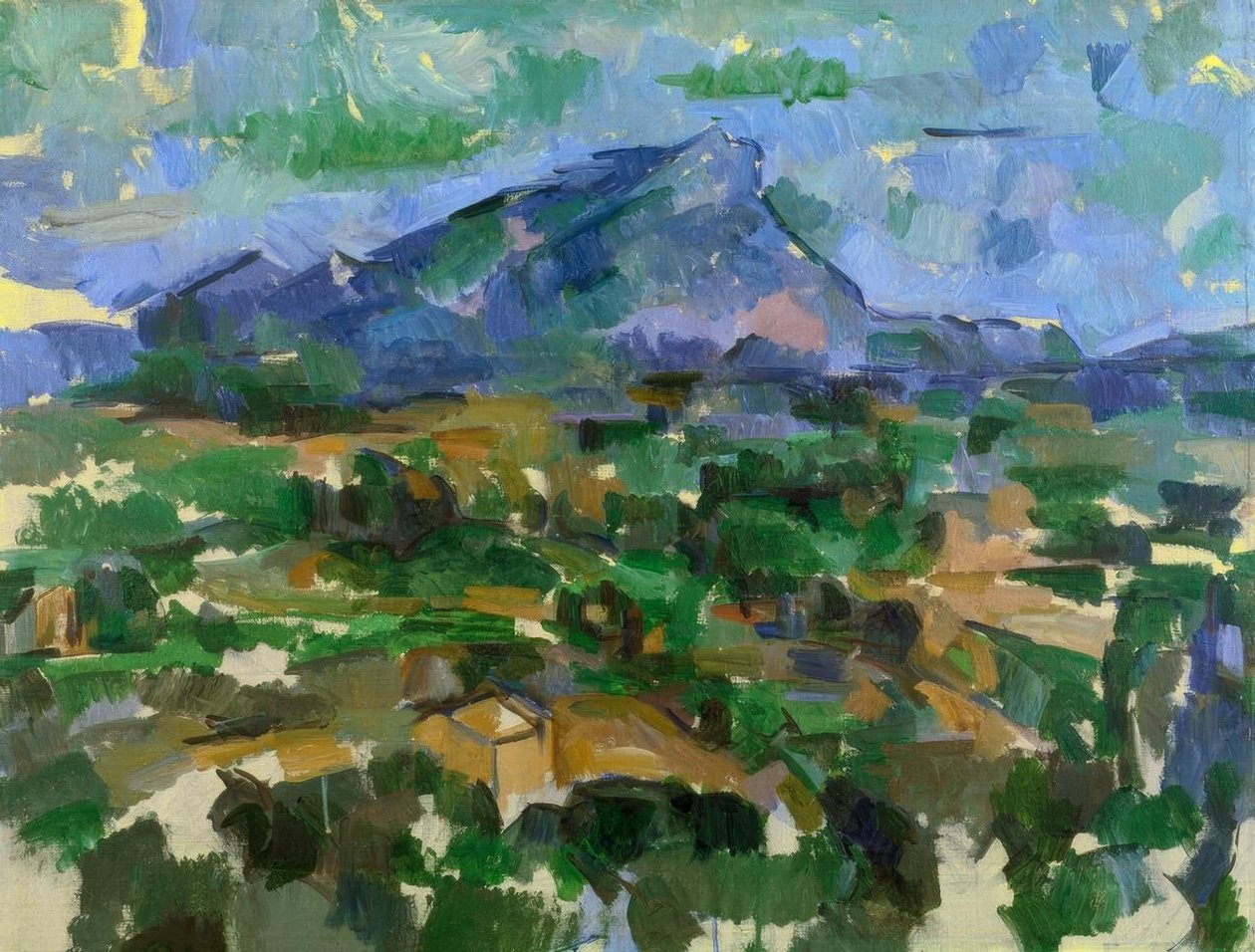Berget Sainte-Victoire av Paul Cézanne