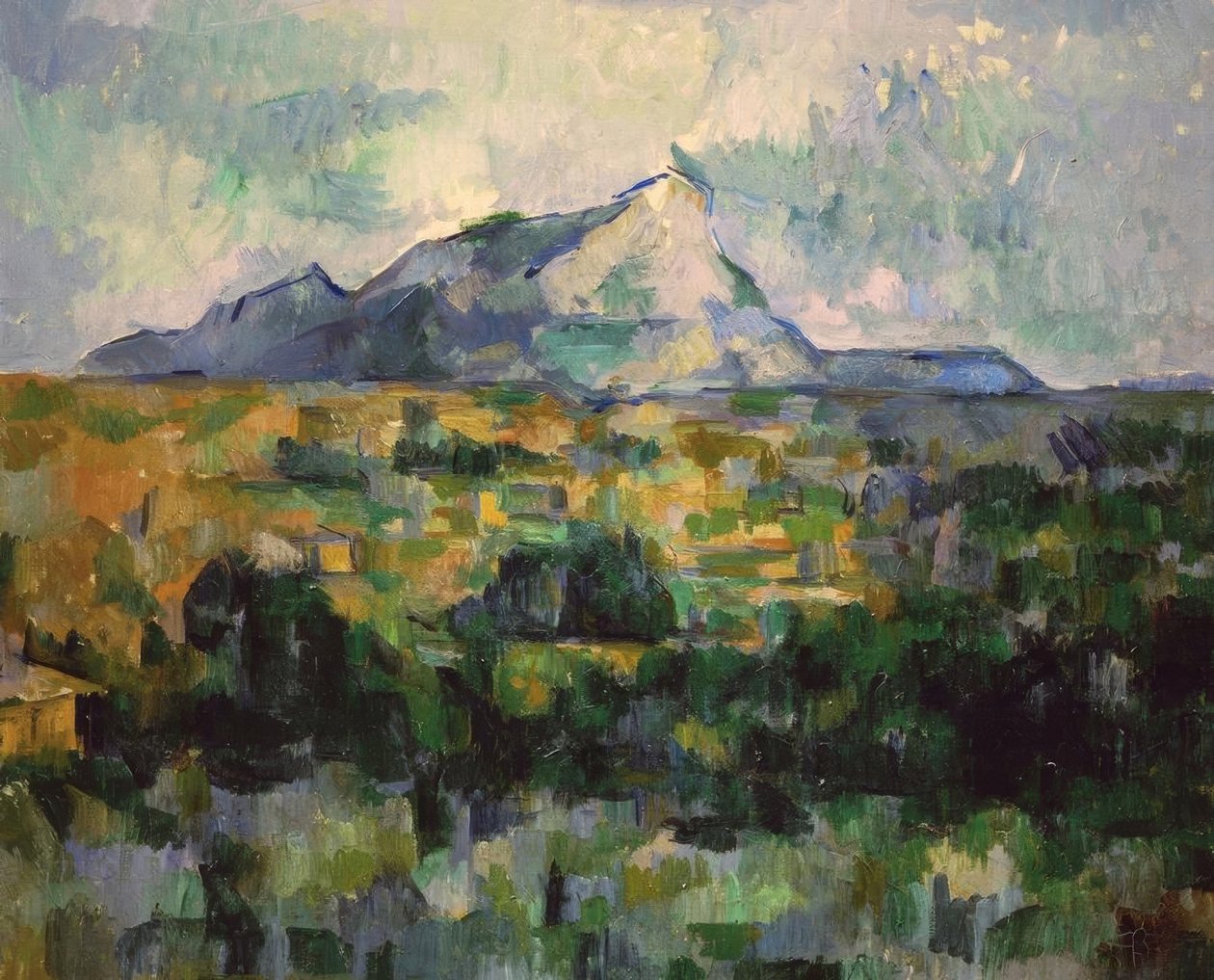 Berget Sainte-Victoire av Paul Cézanne