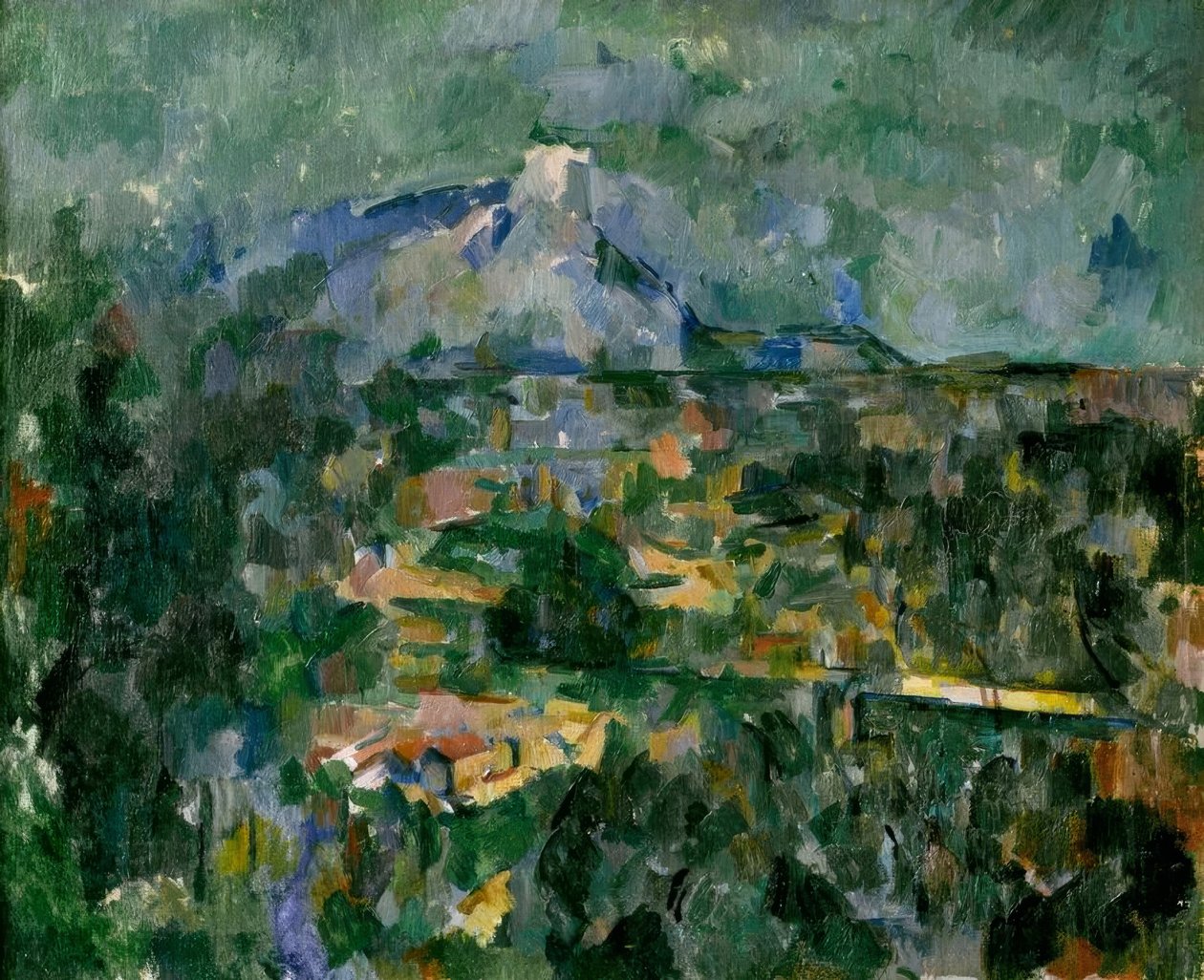 Berget Sainte-Victoire av Paul Cézanne