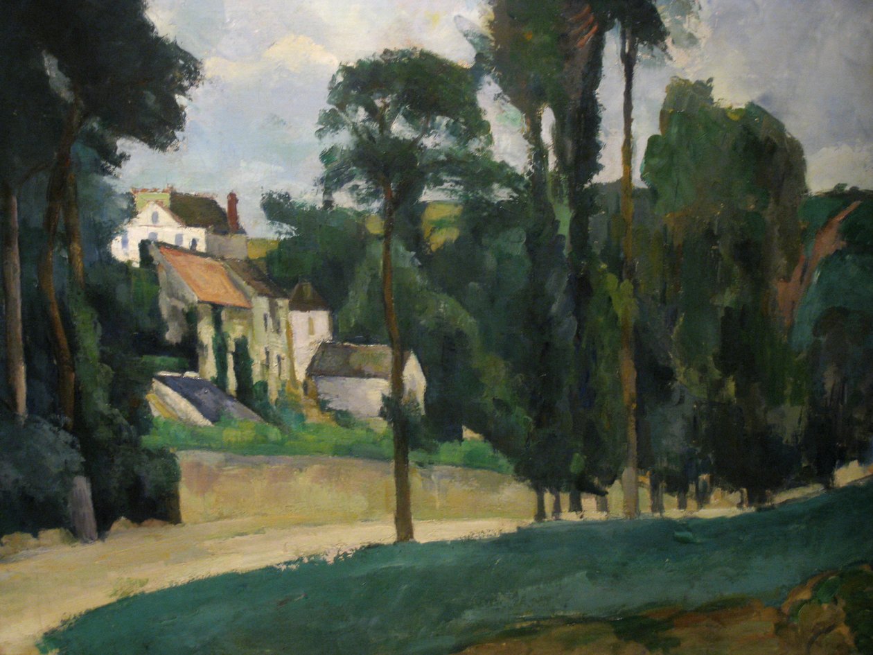 Route de Pontoise av Paul Cézanne