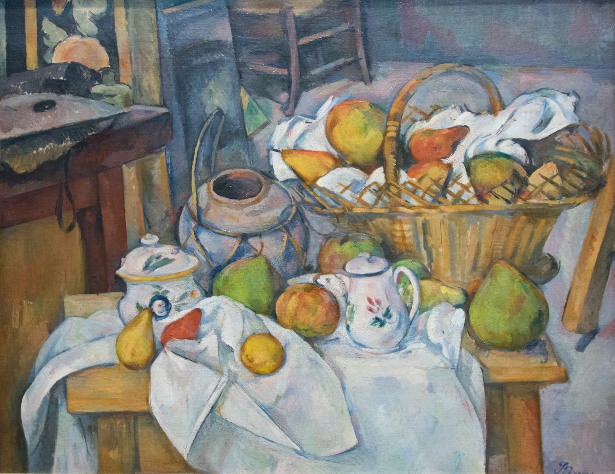Köksbordet av Paul Cézanne