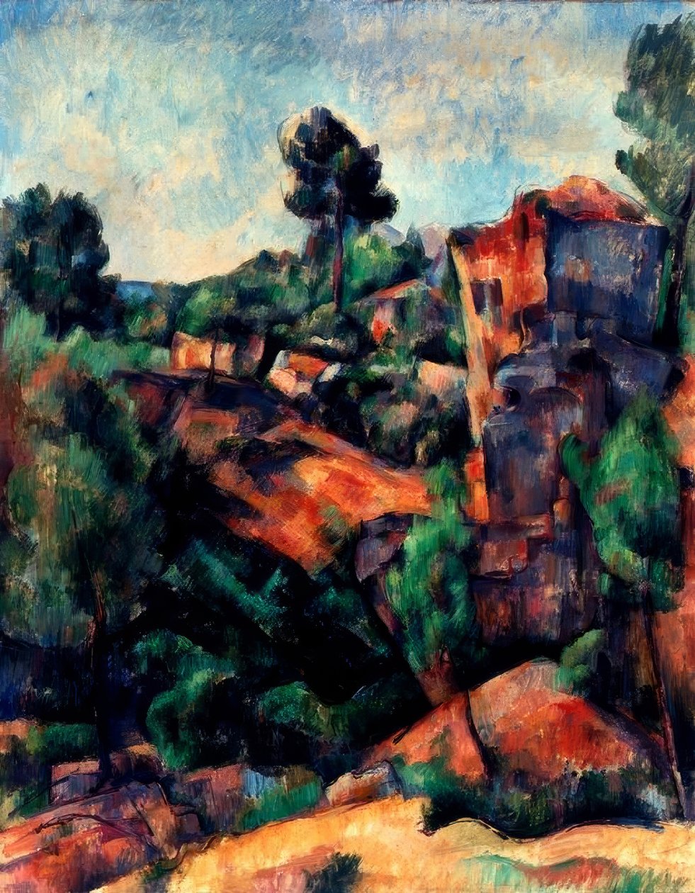 Bibémus karriär av Paul Cézanne