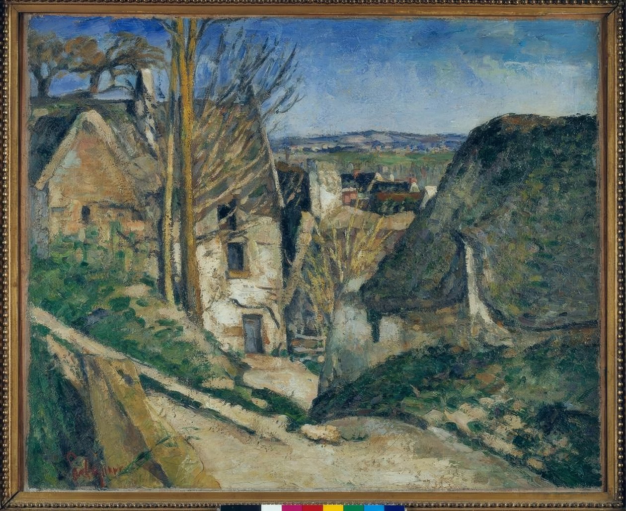 Bödlingens hus, i Auvers av Paul Cézanne
