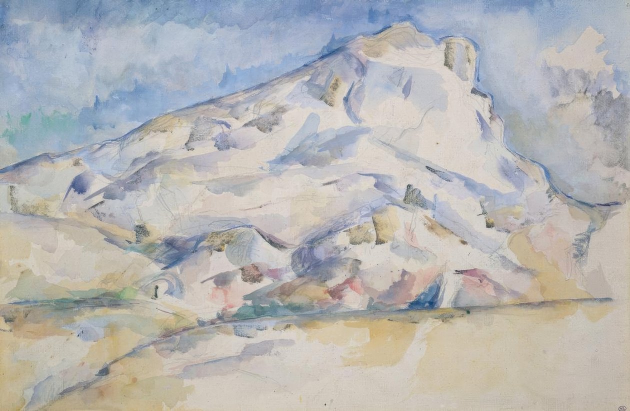 Berget Sainte Victoire av Paul Cézanne