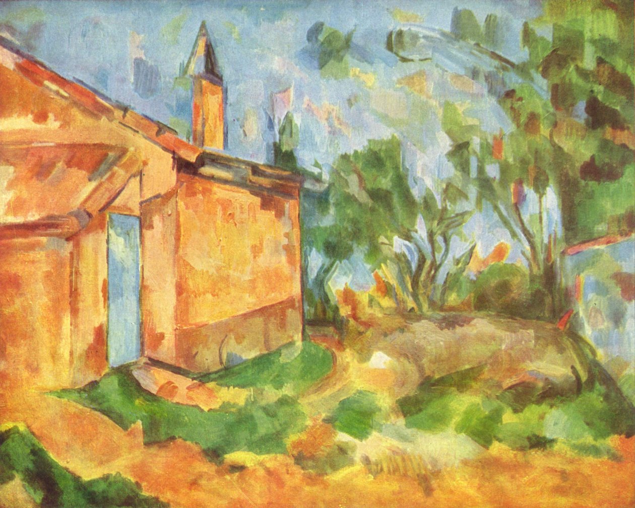 Le Cabanon de Jourdan av Paul Cézanne