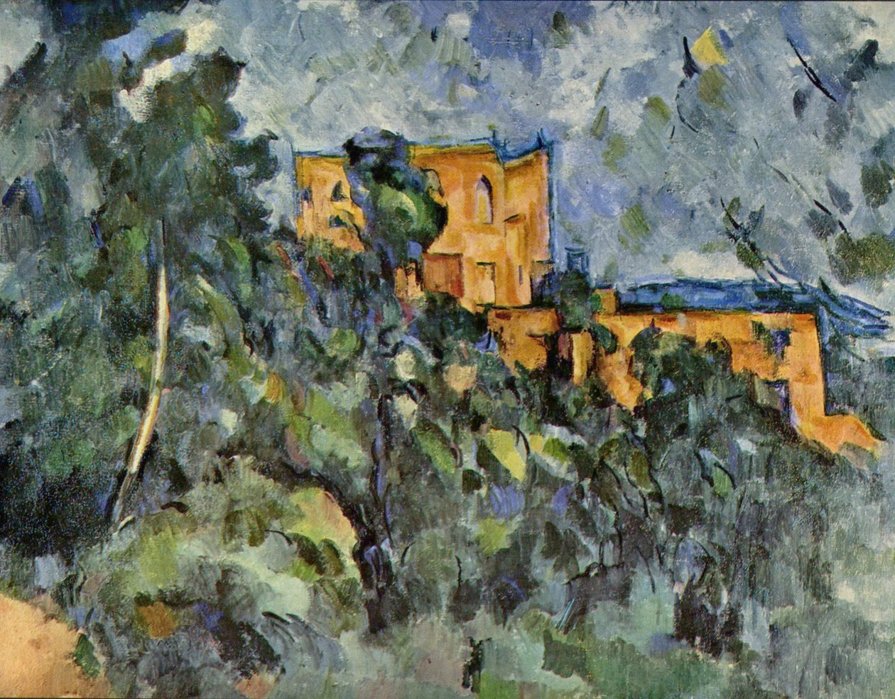 Le Château Noir av Paul Cézanne