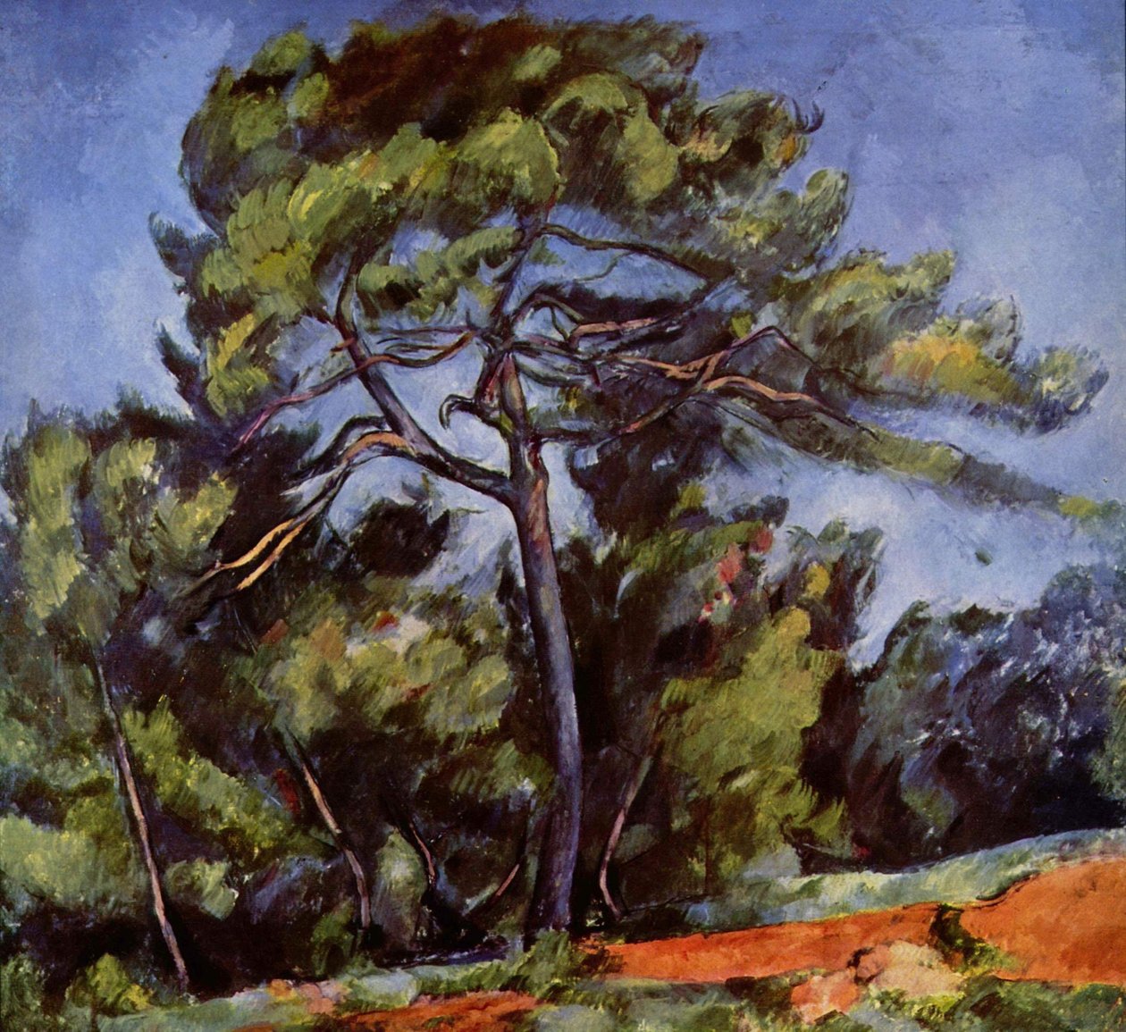 Le Grand Pin av Paul Cézanne