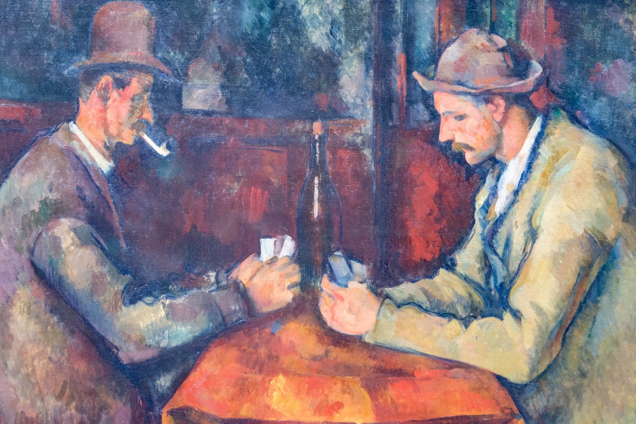 Kortspelarna, av Cézanne, Musée d