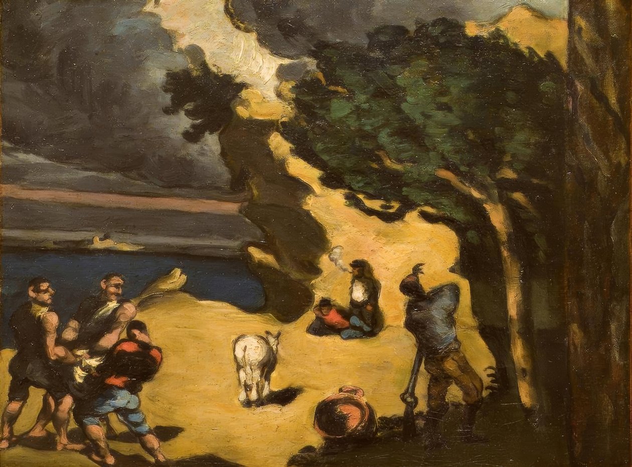 Åseltjuvarna av Paul Cézanne