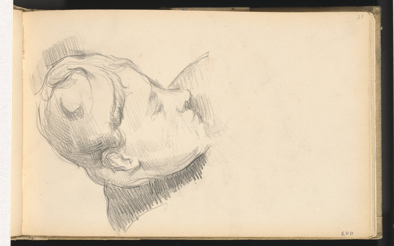 Madame Cézanne med sänkt huvud av Paul Cézanne